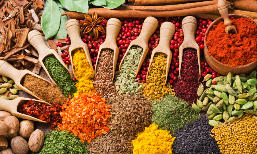 Colorful spices